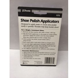 J.T. Foote Shoe Polish Applicators Foam Sponges