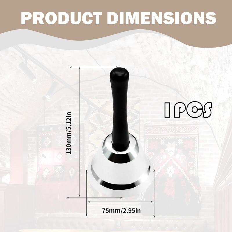 Hand bell, table bell, table bell, small, hand bell, reception