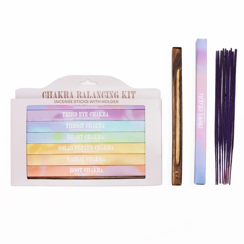7 Chakra Balancing Incense Sticks Gift Set | 70 Sticks