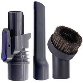 IX141 Pet Cordless Stick Vacuum Replacement for Shark IX141 IZ363HT IZ361H IZ462H IZ483H IZ362H IX140 IZ140 IX142 IZ162H,1.25" Horse Hair Brush Attachment Crevice Tool Adapter for D-Shaped Vacuum