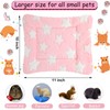 Jetec 3 Pcs Bunny Guinea Pig Beds Soft Bunny Mats