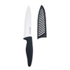 Farberware 6-inch Ceramic Chef knife with Blade Cover & Black