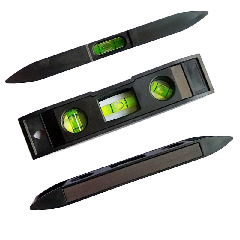 2pcs Magnetic Spirit Level 3 Bubble Level 230mmTorpedo Magnetic Gradienter