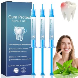 3PCS Gum Repair Gel,Gum Shield Therapy Gel for Receding Gums,Advanced Gu/m Treatment & Protection,Deeply Cleaning G/ums & Teeth,Promotes Gu/m Regrowth & Teeth Repair,Supports Gu/m Health,Oral Care