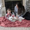 BEDSURE Cuddly Fluffy Blanket Fleece Blanket - Warm Soft Sofa