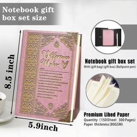 Difference Maker Gift Difference Maker Definition A5 Notebook Employee Appreciation Gift Inspirational Gifts Coworker Gifts,1 Pack (Pink), (Difference maker-PinkCA)