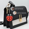 KEYSPACE Ladybird Keyring Lucky Beetle as Cute Key Ring Ladybird,