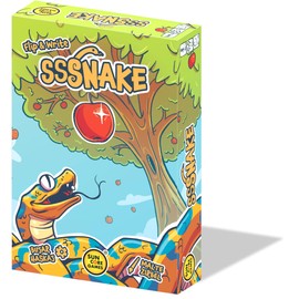 Suncoregames 231501 - Sssnake - Flip & Write (German/French/English), Family Game for 1-6 Players, from 8 Years, Playing Time 30-45 Minutes, Drawing, Snakes, NetPositive, Sustainable