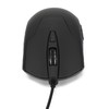 Wired Mouse Blue Backlit Type C Ergonomic Multimedia Keys Adjustable