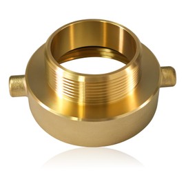 Brass Fire Hydrant Adapter 2-1/2" NST/NH Female x 2" NPT Male with Pin Lugs for Fire Equipment Fire Hose、 Hydrant Pipes Connections