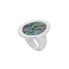 Robert Lee Morris Womens Abalone Cocktail Ring