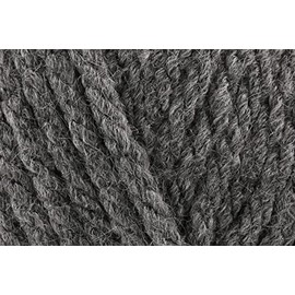 Sirdar Hayfield Bonus Chunky Crochet Yarn, 100% Acrylic Soft Knitting Wool for Sweaters, Cardigans, Jumpers, Ponchos and Capes - 100g Balls - Dark Grey Mix (790) - Pack of 3
