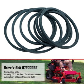 V-Belt Drive Belt 07200922 Compatible with Ariens Ikon 60 Gravely ZT XL 60 Zero Turn Lawn Mower