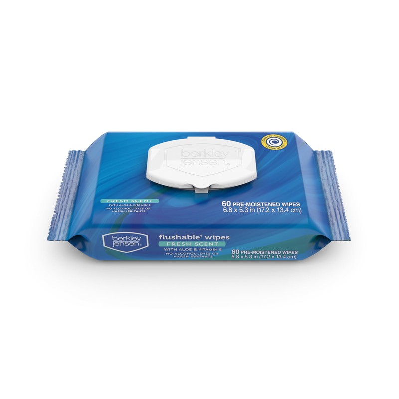 Berkley and Jensen Flushable Cleansing Wipes, 432 ct.
