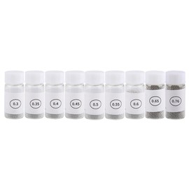 KooingTech BGA Tin Solder Ball, 9 Bottles 0.3-0.76mm Reballing Stencils, BGA Solder Bead for PCB Board GPU CPU IC Chip Circuit Module