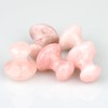 2pcs Gua Sha Massage Tool Mushroom Shape Rose Quartz Jade
