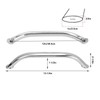 Boat Grab Bar Marine Grade Stainless Steel Sturdy Grab Handle