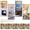 Houselerax Coffee Theme Table Runner，Coffee Time Country Rustic Farmhouse Kitchen