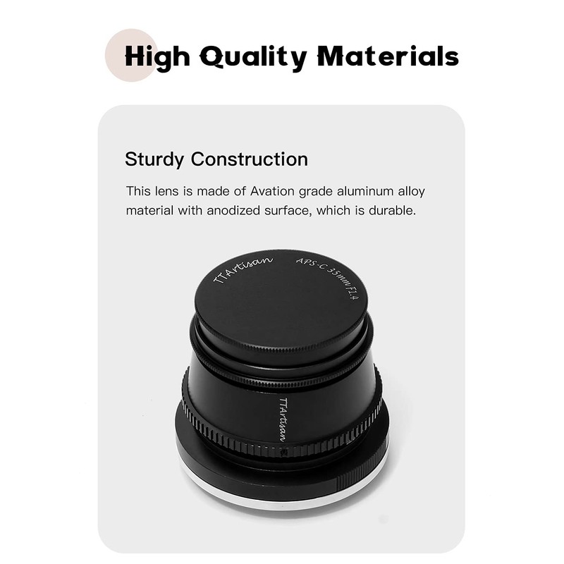 TT Artisan 35 mm F1.4 APS-C Object Connection Fuji X