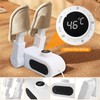 Electric Shoe Dryer, Shoe Warmer with Timer and Antibacterial Function,