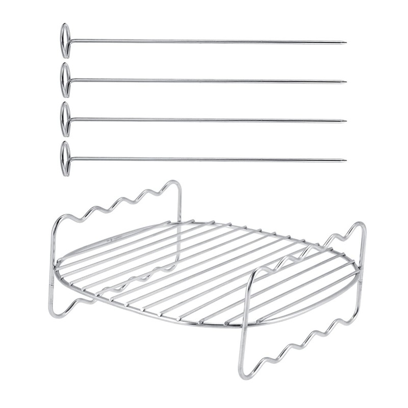 Rack for Ninja Air Fryer, Skewers Baking Tray for Stackable