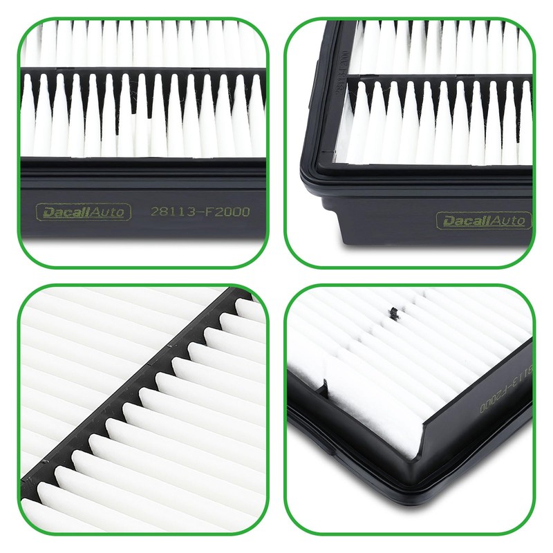 Dacall Engine & Cabin Air Filter Set for Hyundai KONA