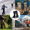 UNIQOCK Adjustable Snake Gaiters for Men Women,Snow Boot Guard Gators,Shoe