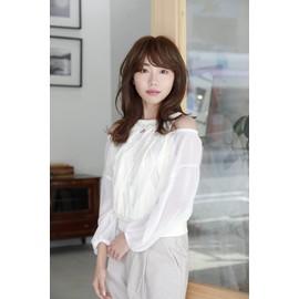 Priscilla GB-01-TBK 5 Minute Wig Nuance Straight Heat Resistant Black From The Whole Front: Approx. 7.9 inches (20 cm), Back From Whorl: Approx. 16.5 inches (42 cm)