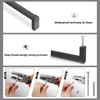 KOMOTIA 10 Pack Matte Black Cabinet Pulls knurled 7-1/2 Inch