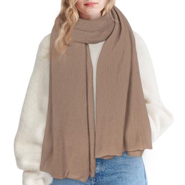 Womens Winter Scarf Long Soft Chunky Scarves Warm Blanket Oversized Shawl Wraps,Khaki