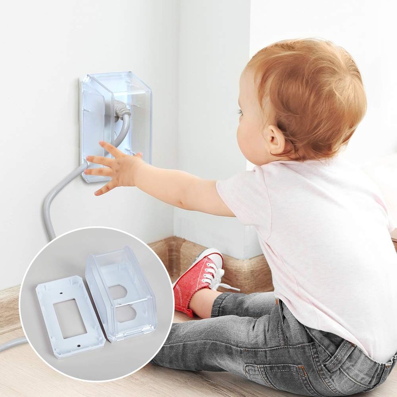 EUDEMON Baby Safety Electrical Outlet Cover Box Childproof Large Plug