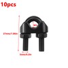 Antrader Stainless Steel Wire Rope Cable Clip Clamp,M5(3/16") Wire Cable