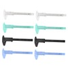 FUNOMOCYA 8pcs Mini Vernier Caliper Gauge Plastic Measuring Tool for
