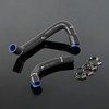 G-PLUS High Performance 3-Ply Silicone Radiator Heater Hose Clamps Kit