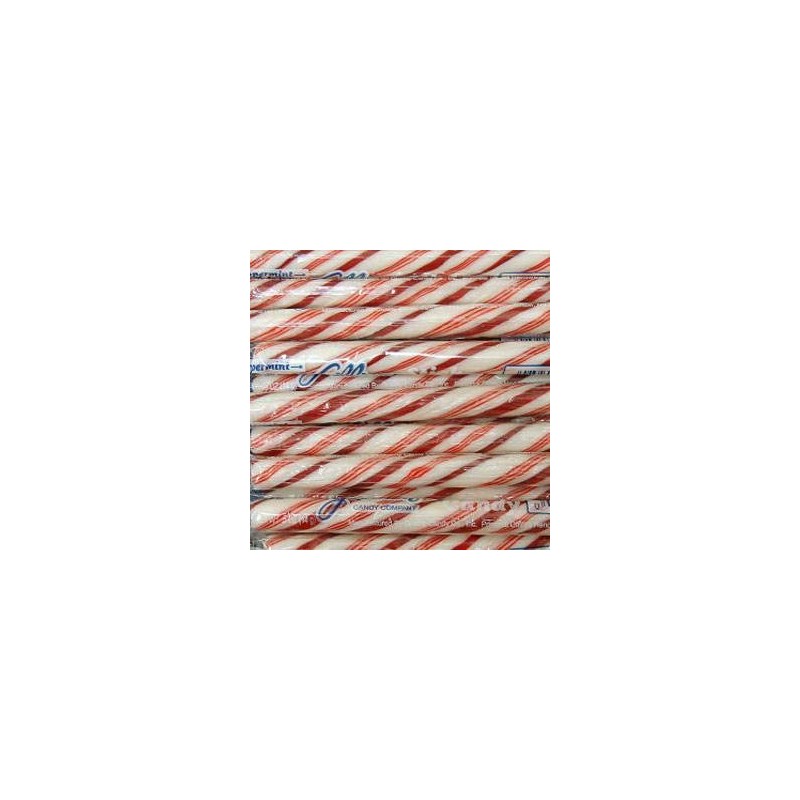 Peppermint Candy Sticks - Box Of 80 Candy Sticks Individually