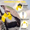 Eastrpupira Garden Edging Curb Trowel Concrete Tool, Concrete Curbing Trowel,