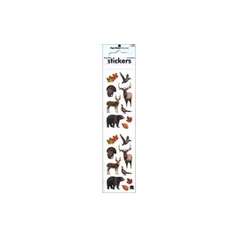Paper House Productions ST-2238E Photo Real Stickypix Stickers, 2-Inch by 4-Inch, Wildlife (6-Pack)