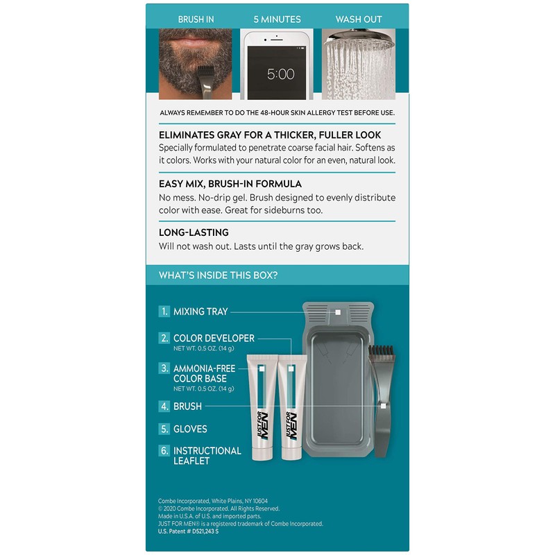 Just for Men Line Barrt and Beard Colour Gel A