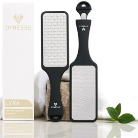 Lima profesional para pies de acero inoxidable cortada con láser. 3 herramientas en 1. Mini escofina integrada. Segura y fácil de usar. Producto multiuso