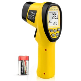 BTMETER BT-985B Laser Temp Gun Pyrometer, -58~2480℉(-50~1360℃) High Temperature Meter, 16:1 Distance Spot Ratio Industrial Infrared Thermometer Tester for Furnace, Smelting (NOT for Human Temp)