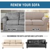 H.VERSAILTEX 4 Piece Stretch Sofa Covers for 3 Cushion Couch