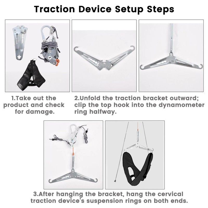 Ristpal Neck Stretcher Cervical, Portable Neck Stretcher Hammock Over Door