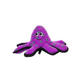 TUFFY - World's Tuffest Soft Dog Toy - Ocean Octopus - Squeakers - Multiple Layers. Made Durable, Strong & Tough. Interactive Play (Tug, Toss & Fetch). Machine Washable & Floats.