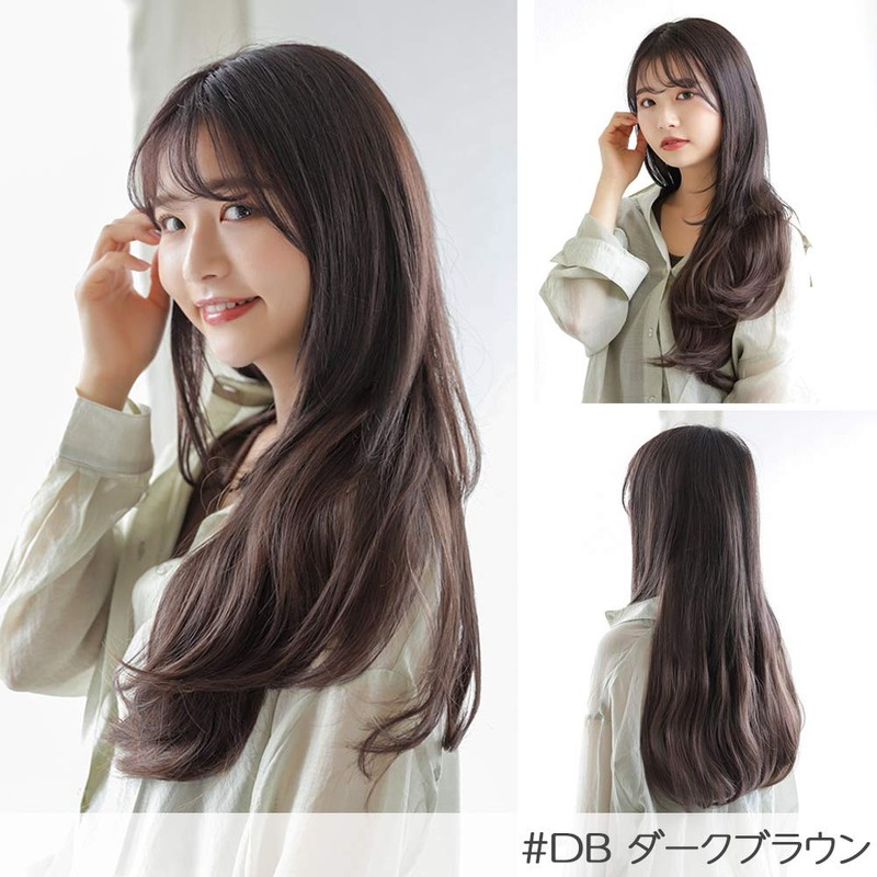 Bright Lara cy114-MR/M Collar Extension, Collarless Wig, Long, Straight, One