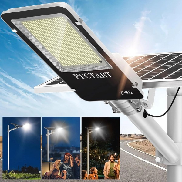 PFCTART Waterproof 9000W Commercial Solar Street Light Dusk To Dawn