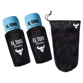 El Toro Speedwraps Ankle Weight Starter Set (2, Medium), Black, White, Green, Blue