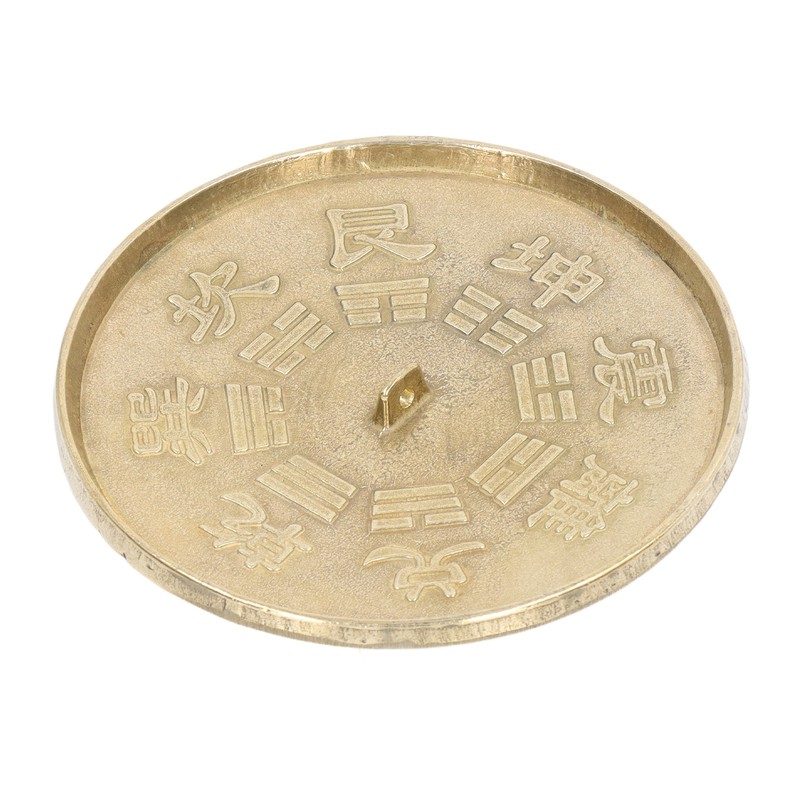 Feng Shui Brass Concave Bagua Mirror Good Luck Anti Rust