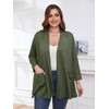 BELAROI Plus Size Cardigan Lightweight Cardigan Sweaters for Women Casual