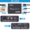 BLUPOW VA504 Composite/S Connector to HDMI Converter, 1080P Compatible, Composite