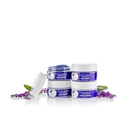 Morgan Taylor BareLuxury 4-Step Complete Pedicure & Manicure Kit (Lavendar & Sage), Complete Nail Care Kit with Soak, Masque, Scrub & Massage Butter, Professional Spa-Quality Treatments, 8 oz Each.